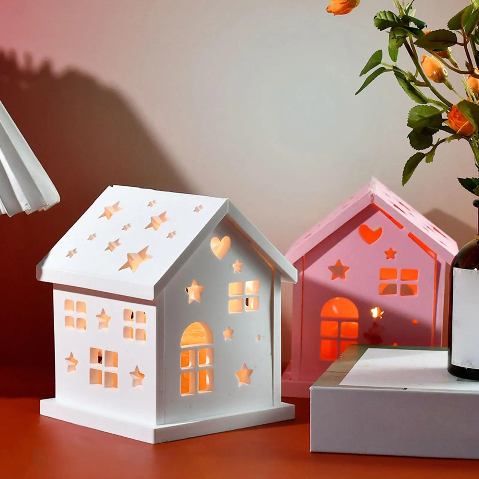 Cute House Epoxy Resin Silicone Molds for Resin Reusable Easy Release DIY Making for Home Decor Table Centerpieces Candle Peaceful Pleasures Health and Wellness