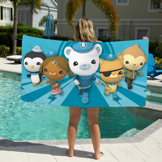 Octonauts Quick-Dry Kids Beach Towel | Pool, Travel & Gym Kids Beach Towel Peaceful Pleasures Health and Wellness