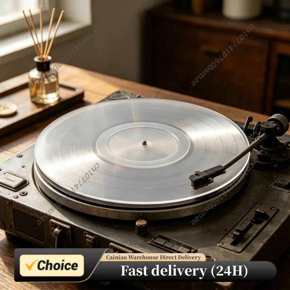 Record Platter Slipmat Anti-Static Retro Turntable Mats Low Noise Record Player Platter Slip Mats Records Player Accessory Peaceful Pleasures Health and Wellness