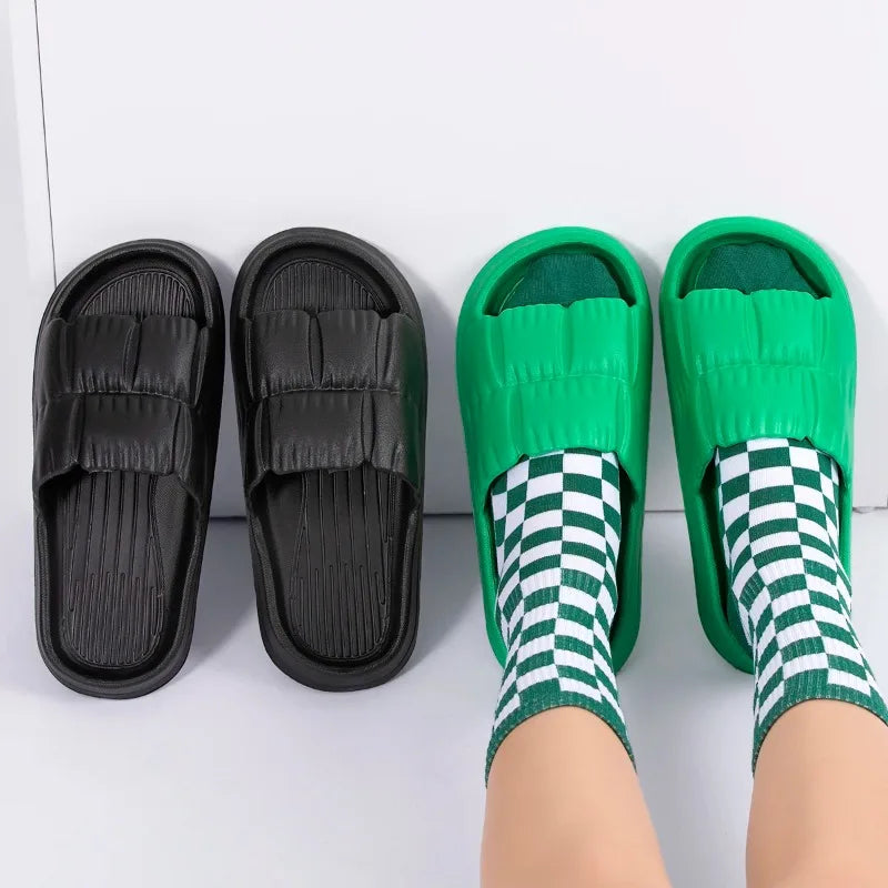 Women's Soft Sole Cloud Slippers Thick Platform Summer EVA Sandals Indoor Outdoor Beach Non-Slip Slippers Peaceful Pleasures Health and Wellness