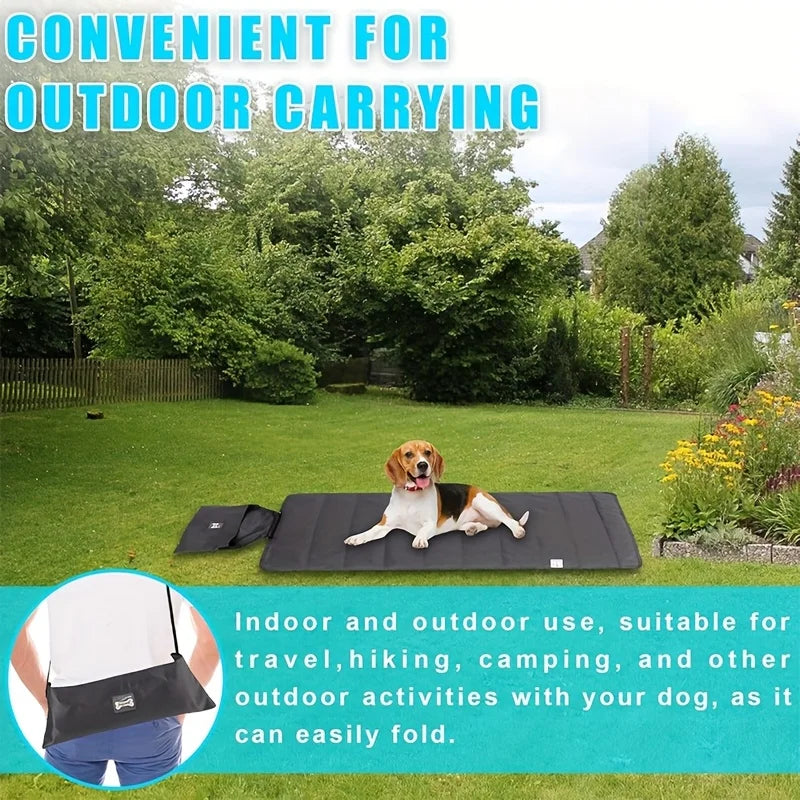 Foldable Pet Mat 100x70cm | Cat Dog Sleeping Pad + Bag