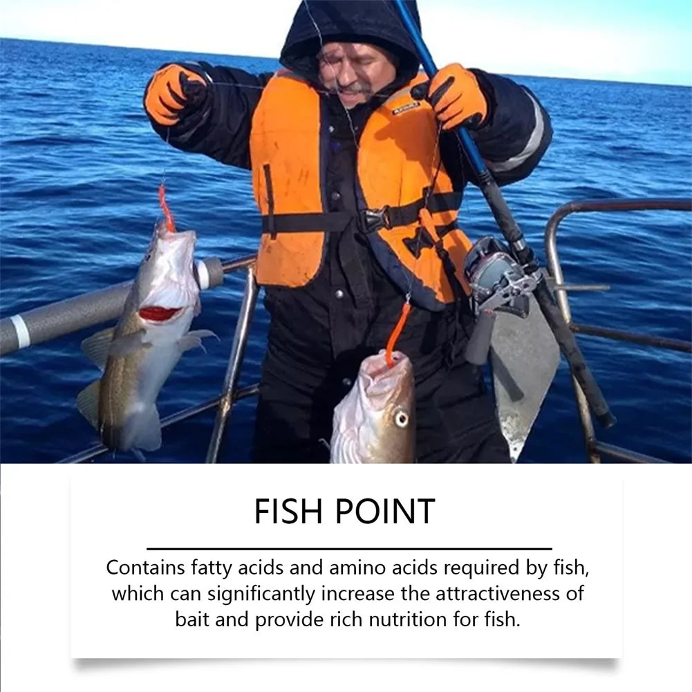 Concentrated Red Worm Liquid Fishing Bait Fishing Necessary Baits For Fishing Trout Perfect for All Anglers Fishing Accessories Peaceful Pleasures Health and Wellness