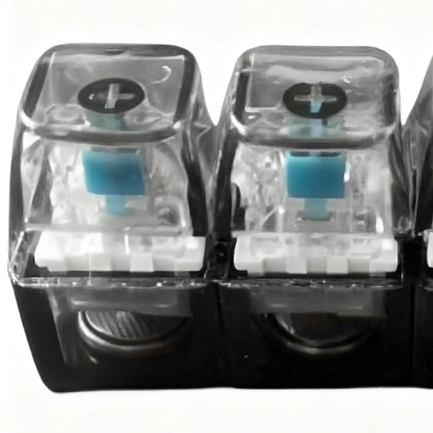 4-Key Mechanical Keyboard Fidget Keychain | Light-Up Keys