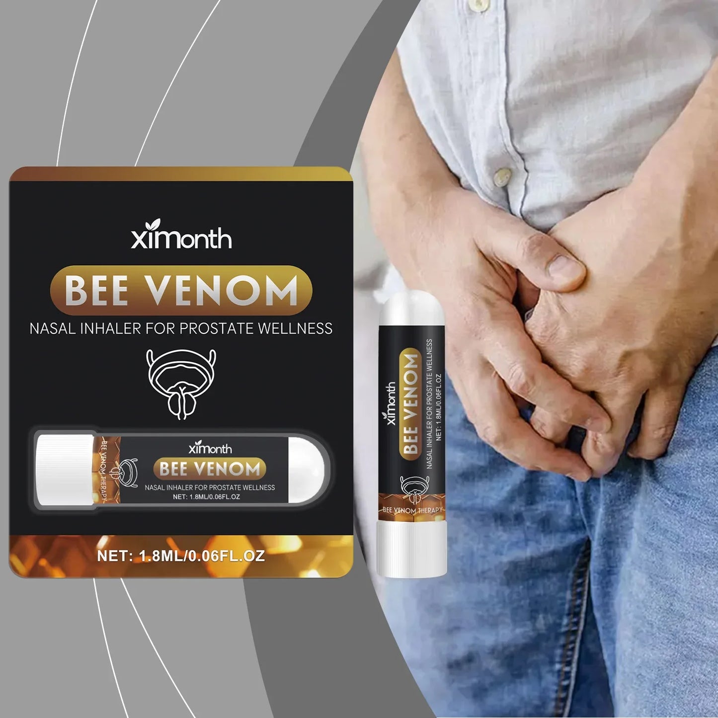 Ximonth Men's Wellness Nasal Inhaler | Natural Plant Formula
