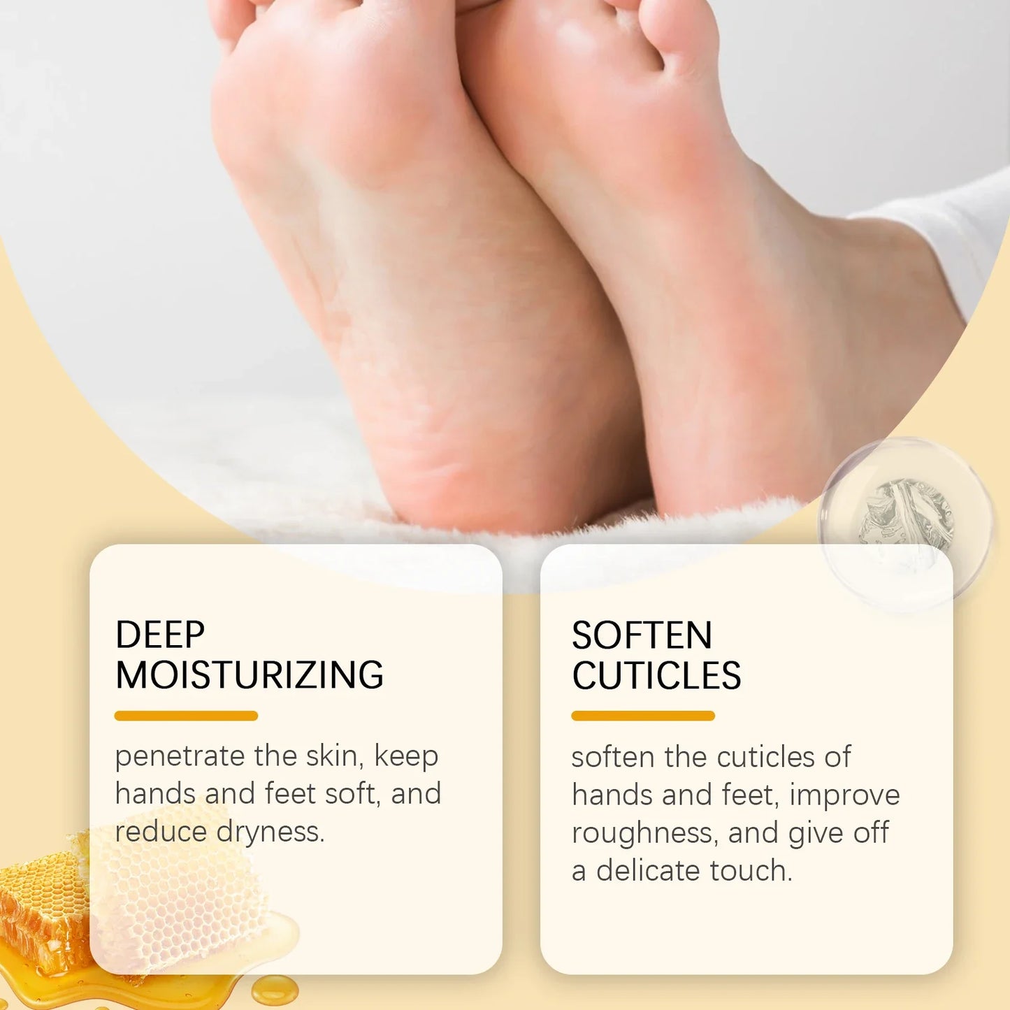 OceAura Honey Hand & Foot Cream – Moisturizing, 20g