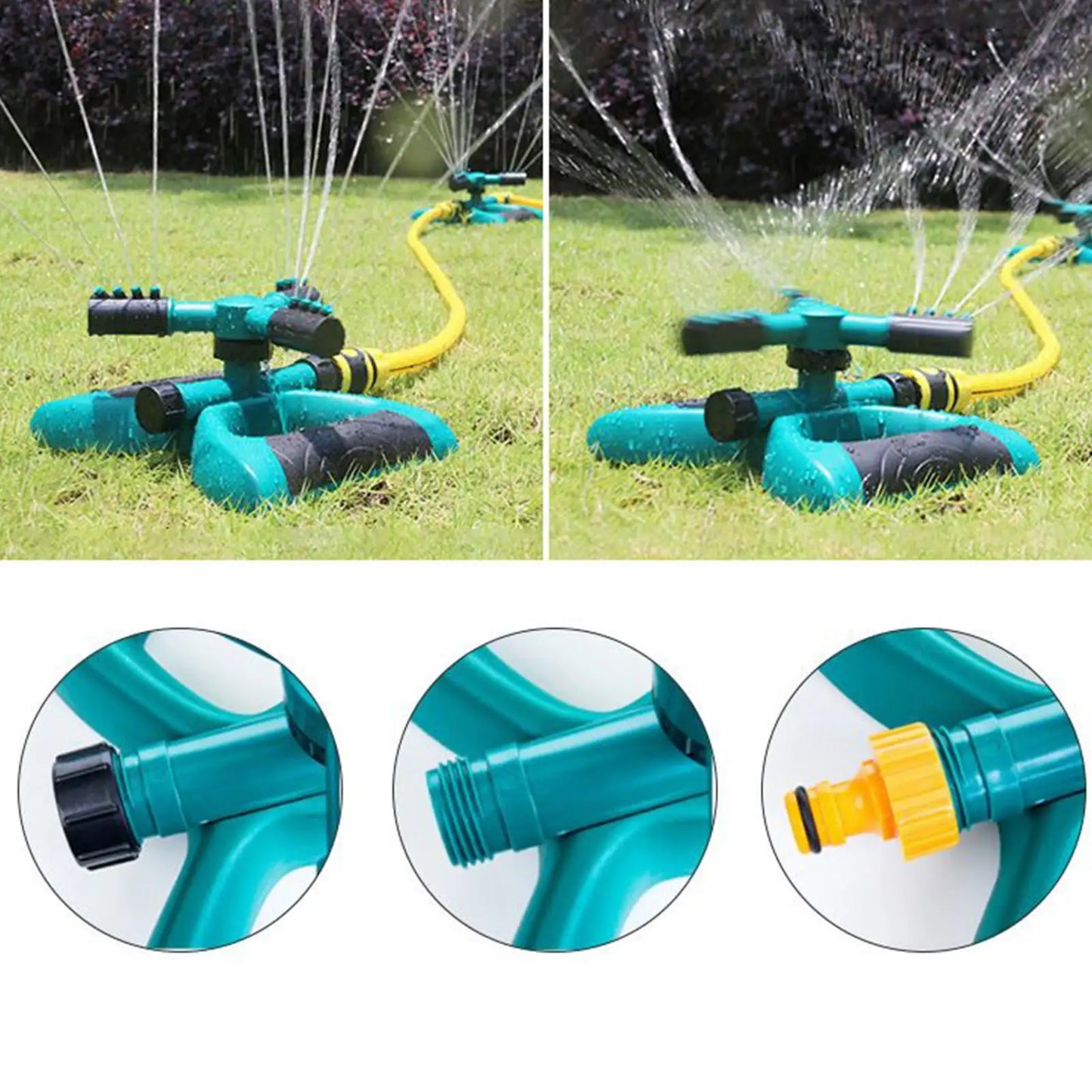 360° Rotating Lawn Sprinkler | Garden Irrigation Sprinkler