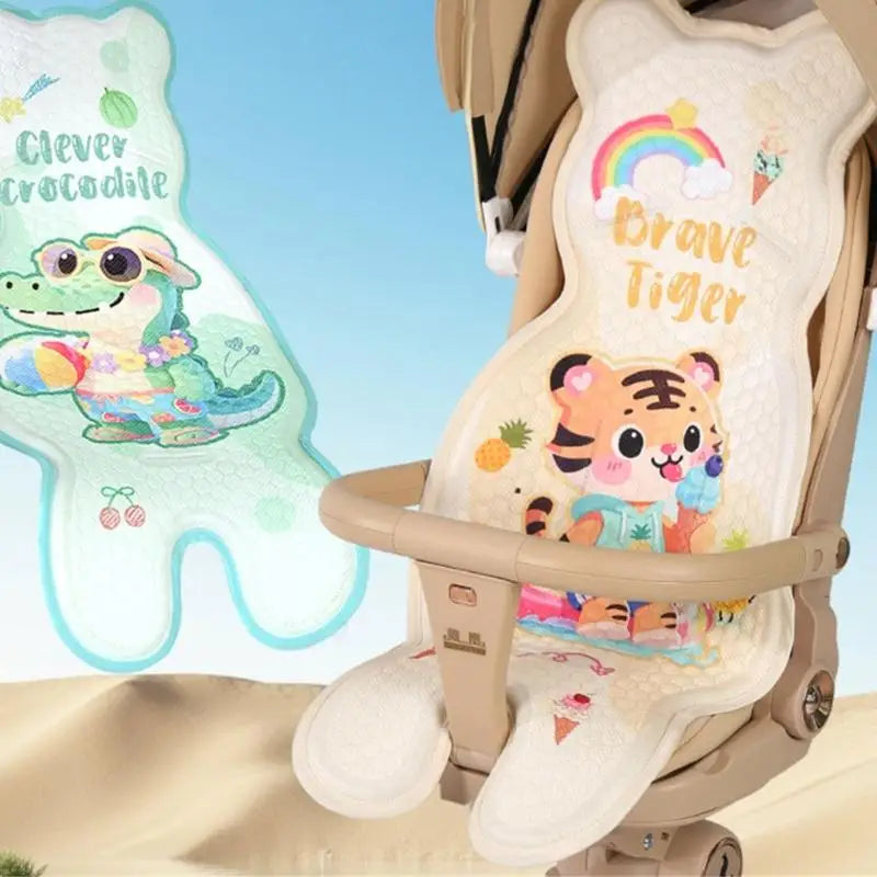 Baby Stroller Cooling Mat – Breathable TPE Gel Seat Cushion