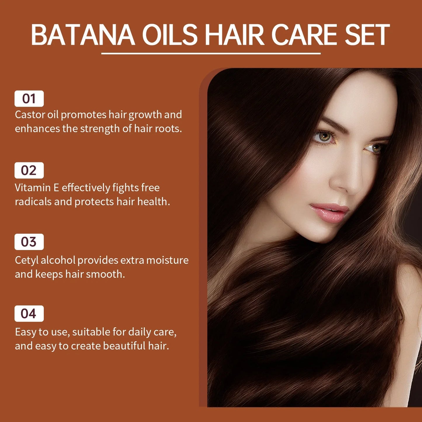 EELHOE Batana Oil Hair Care Set – Nourish & Strengthen Hair