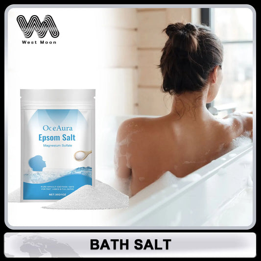 OceAura Natural Sea Salt Bath Scrub – Exfoliate & Moisturize Skin Sea Salt Body Scrub Oasis Select