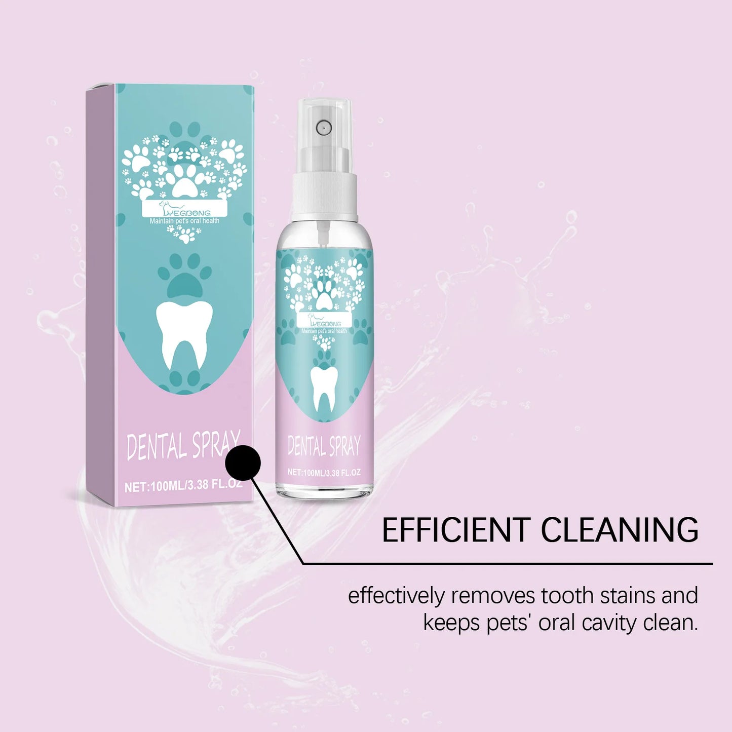 Dog Dental Spray – Tartar Removal, Fresh Breath | 100ml