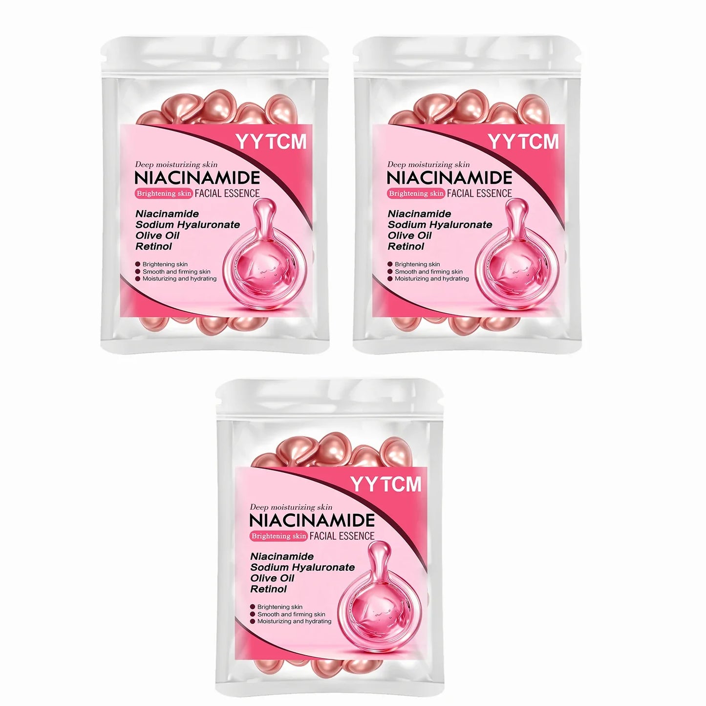 Niacinamide & Retinol Facial Essence Capsules – Brighten & Hydrate