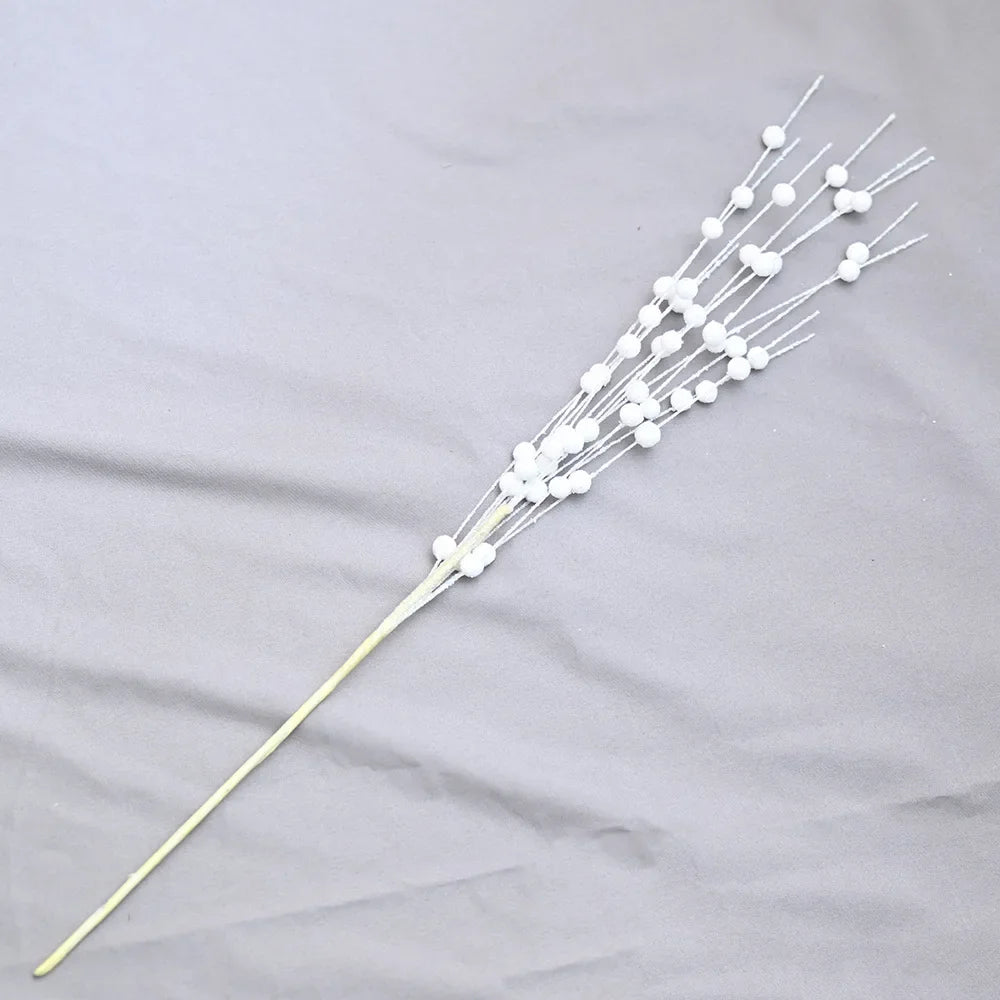 43cm Glitter Berry Artificial Stems | Christmas Tree Ornaments