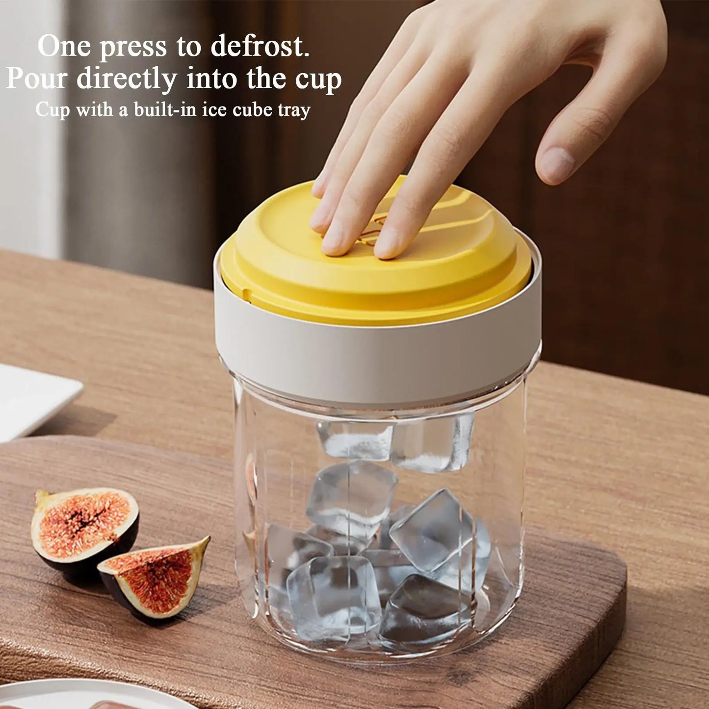 2-in-1 Ice Maker Bottle & Cold Brew Cup | 400ml Travel Mug