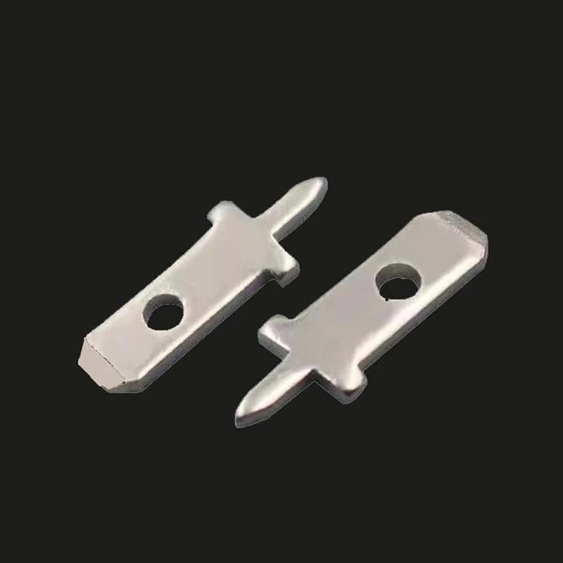 50pcs Spring Terminal PCB Solder Lug 2.8 Inserts Plug Thickness 0.8mm One Legs PCB Welding Sheet Peaceful Pleasures Health and Wellness