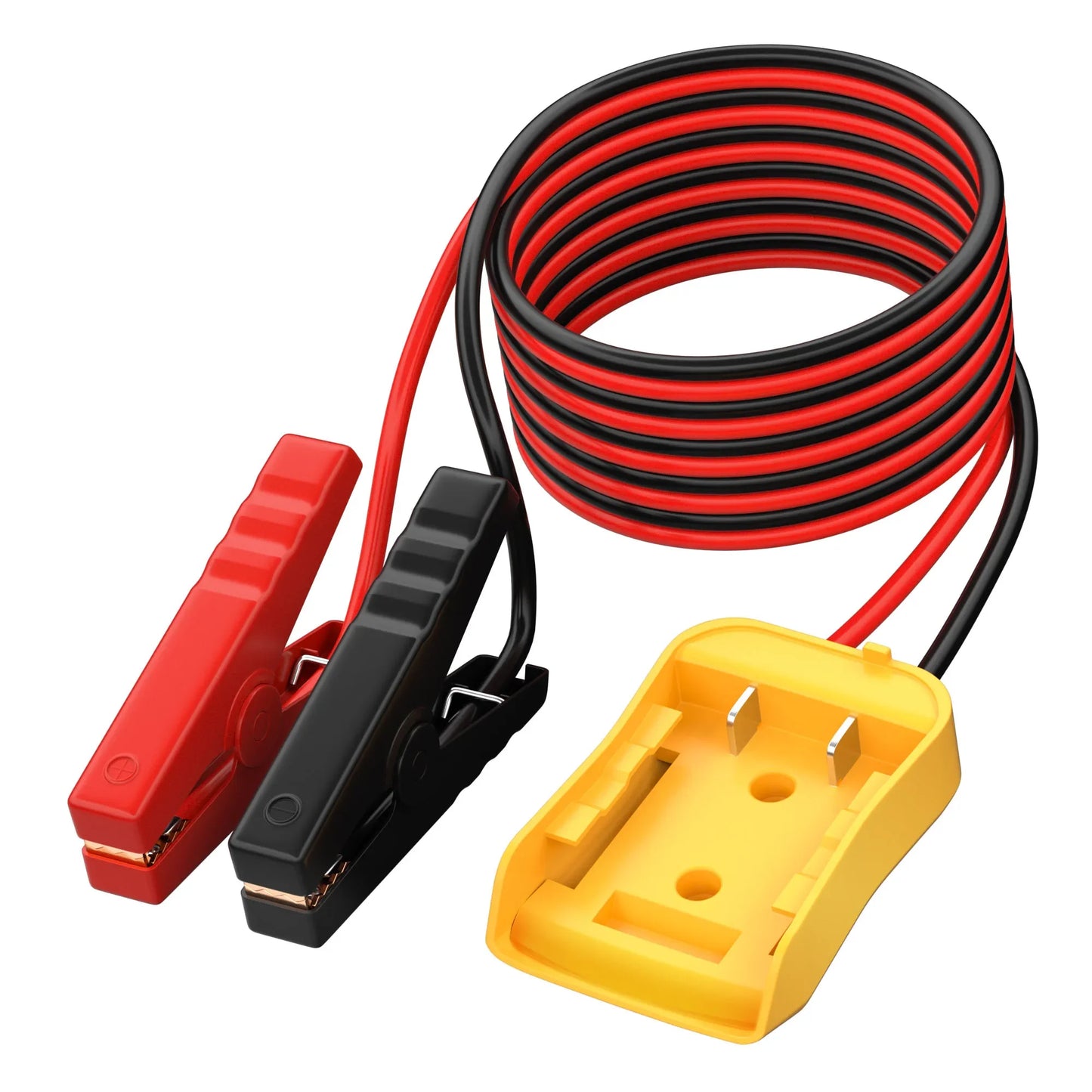 Jumper Cable Clamps with DEWALT 20V Battery Adapter Peaceful Pleasures Health and Wellness