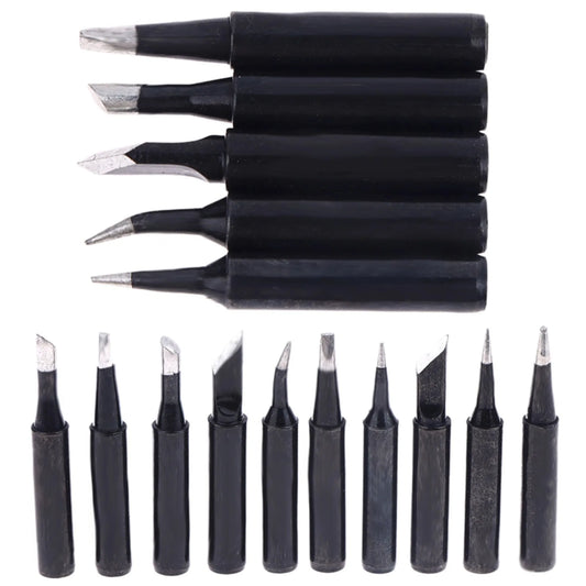 5Pcs Copper Black Lead-Free Soldering Iron Tip 900M-T-I 900M-T-IS 900M-T-K Welding Solder Station Iron Tips Replace Repair Tools Peaceful Pleasures Health and Wellness