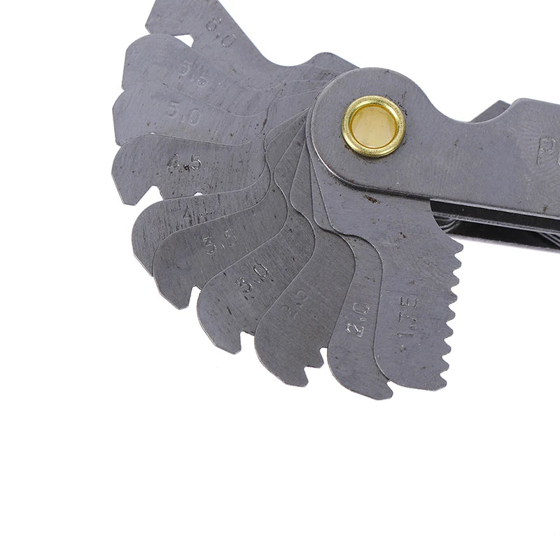 Thread Measuring Gage 60 Degree Metric Screw Thread Pitch Gauge For Measuring Thread And External Thread Tooth Pitch Peaceful Pleasures Health and Wellness