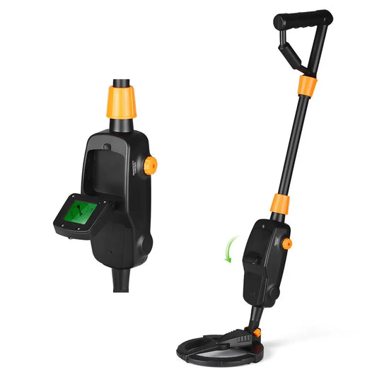 Metal Gold Detector Pinpointer Handheld Treasure Underground Metal Detector Tracker Seeker Finder With Waterproof Search Coil Peaceful Pleasures Health and Wellness