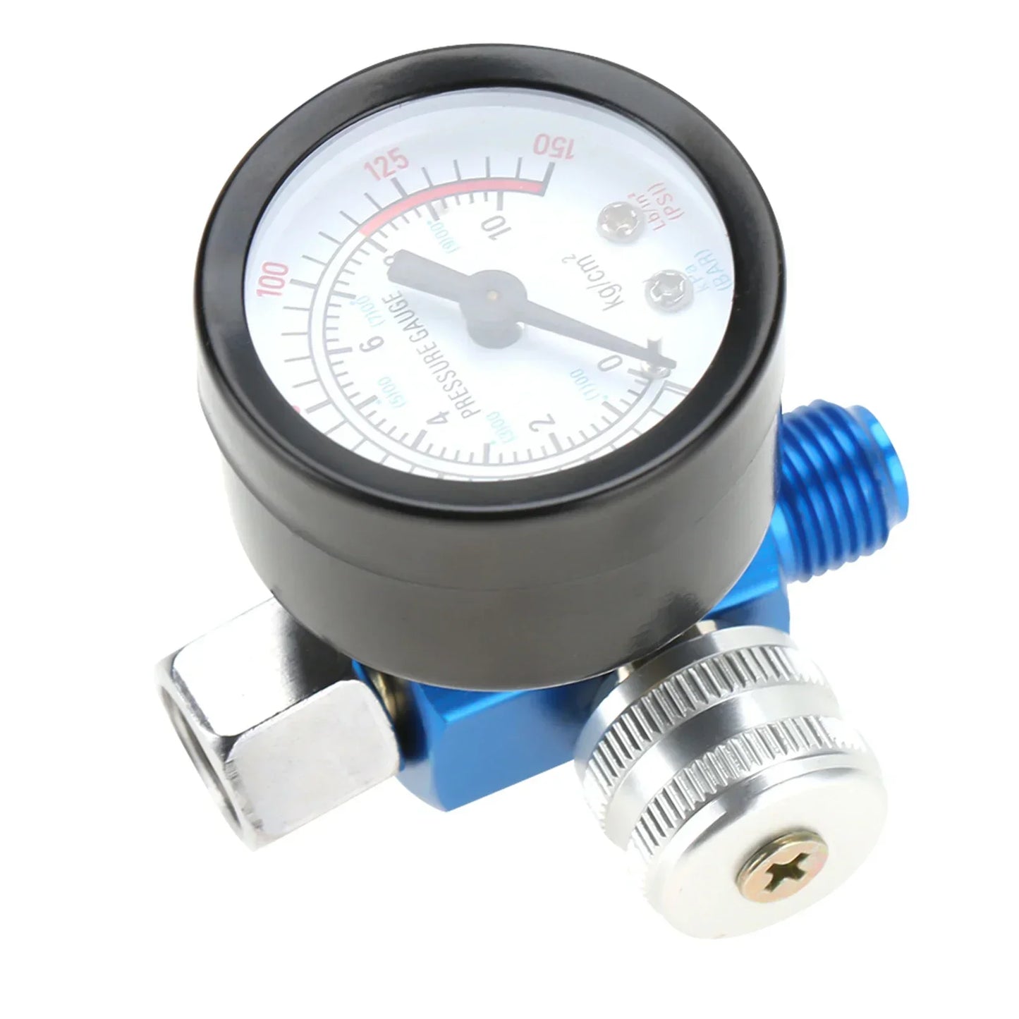 1 4 Spray Paint Gun Air Pressure Regulator Gauge Pneumatic Tool