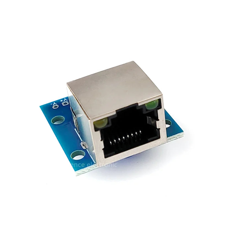 RJ45 Network Port Adapter Test Board Horizontal 8p Crystal Head Female Socket Circuit Board with Light Peaceful Pleasures Health and Wellness Welding product