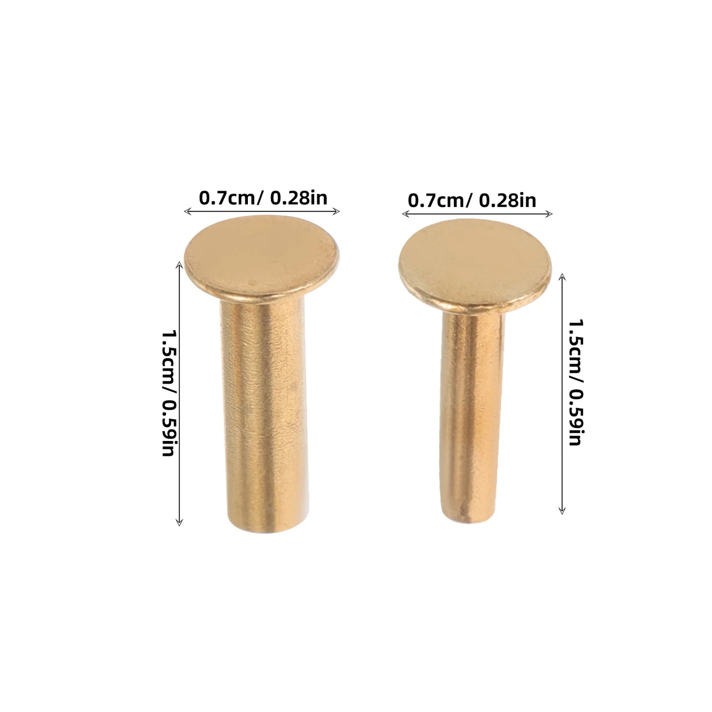 4 Pairs Kitchen Knife Handle Rivets Diy Knife Handle Fixing For Wooden Grip Repair Replacement Fasteners for Fixing Blade Knife Peaceful Pleasures Health and Wellness