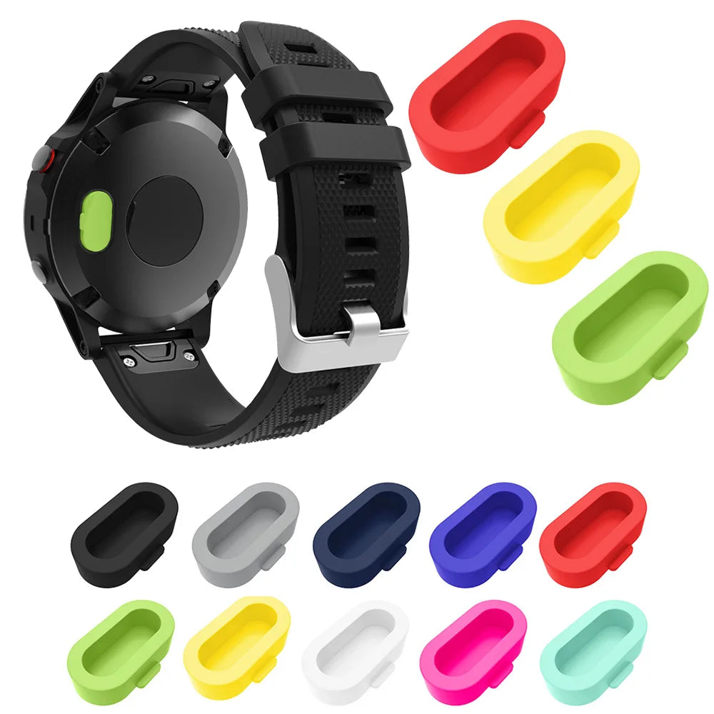 Silicone Dustproof Plug Charging Port Protector Cap For Garmin Fenix 7 7S 7X 6 6X 5 5S 5X Forerunner 965 955 265 255 245 Peaceful Pleasures Health and Wellness