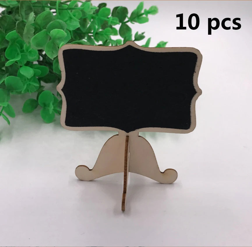 Mini Wooden Writing Small Blackboard Desktop Message Decorative