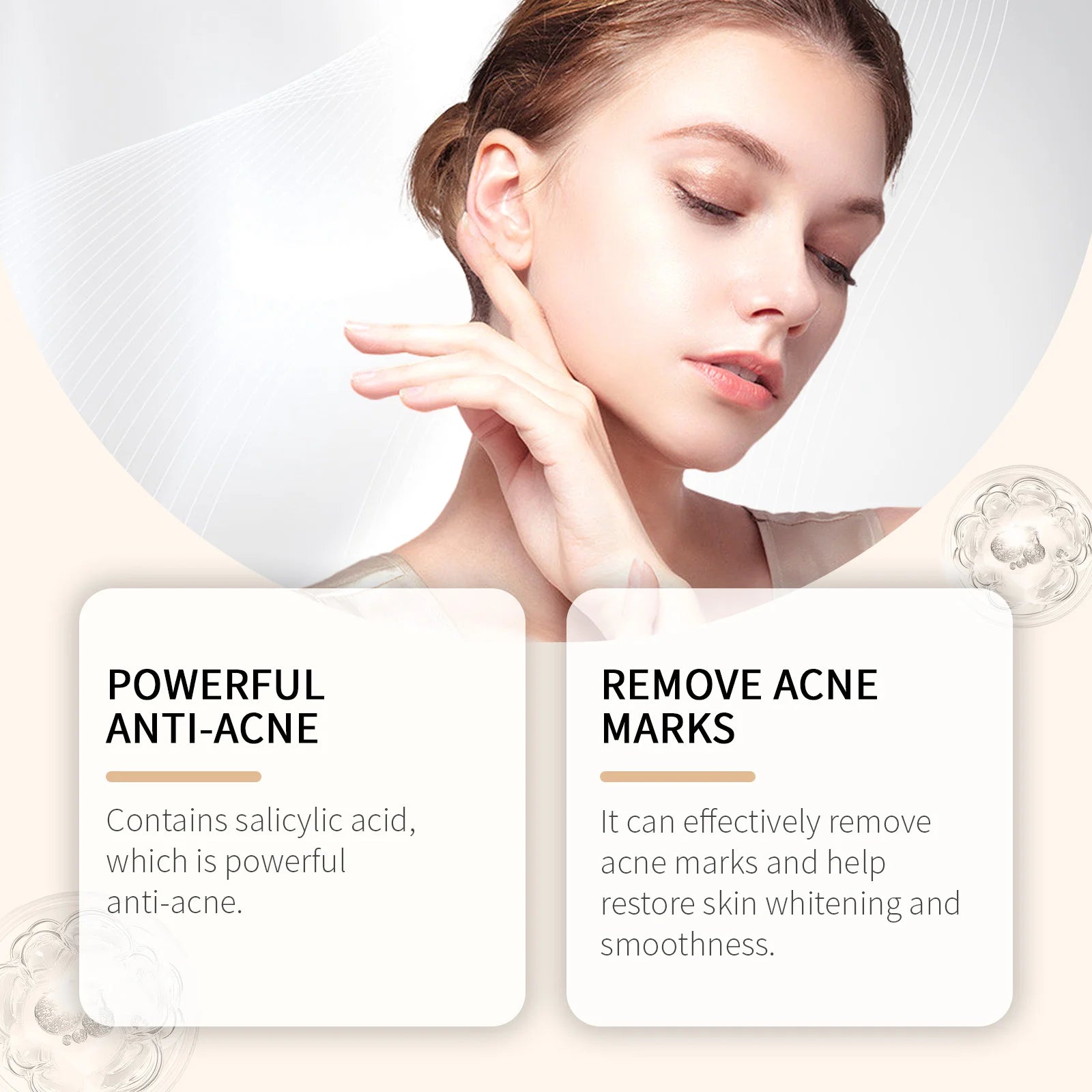Calendula Acne Removal Cream Repair Pimples Shrink Pores Smoothing Soothing Redness Oil Control Brightening Hydrating Face Cream Peaceful Pleasures Health and Wellness