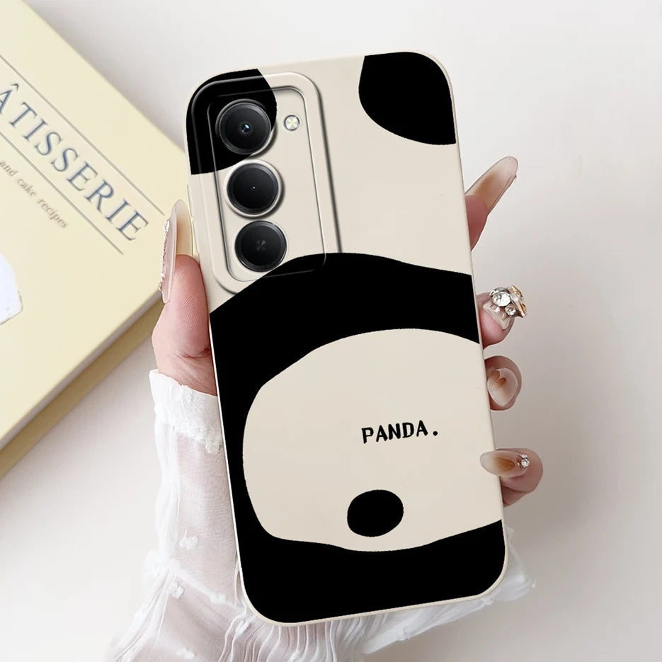 For Xiaomi Redmi 15 4G 5G Case Cute Panda Rabbit Cartoon Cover Shockproof Phone Case For Xiaomi Redmi 15 5G Redmi15 4G Soft Bags Peaceful Pleasures Health and Wellness TYbai2100 Xiaomi Redmi 15 5G