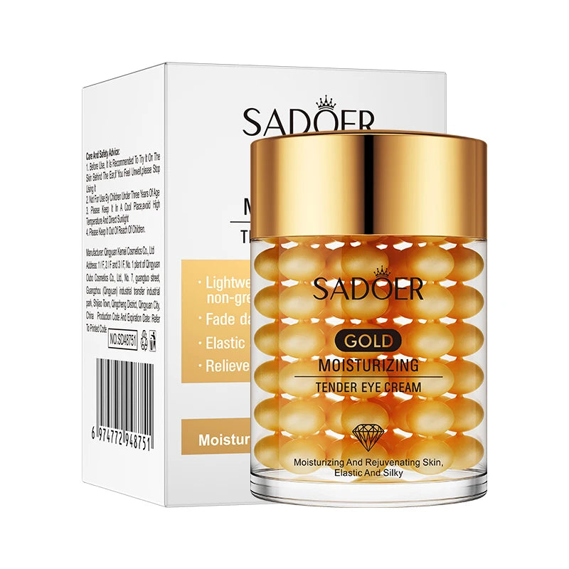 SADOER 24K Gold Eye Cream – Dark Circles, Wrinkles & Hydration