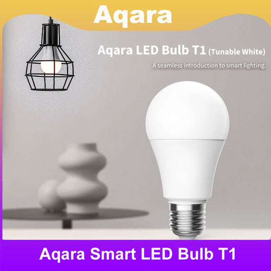 Aqara Smart LED Bulb T1 Zigbee 3.0 Bluetooth E27 2700K-6500K 220-240V Smart Home Lamp Light For Xiaomi Mihome Homekit Peaceful Pleasures Health and Wellness