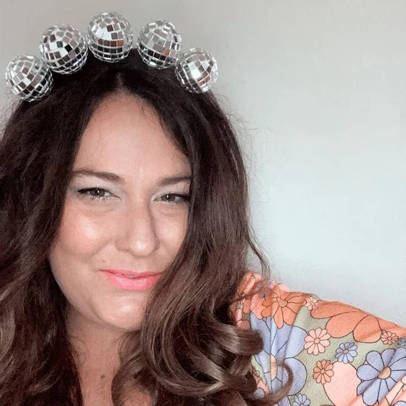 Disco Ball Headband – Bachelorette, Bridal & Party Gift Party Headband Peaceful Pleasures Health and Wellness