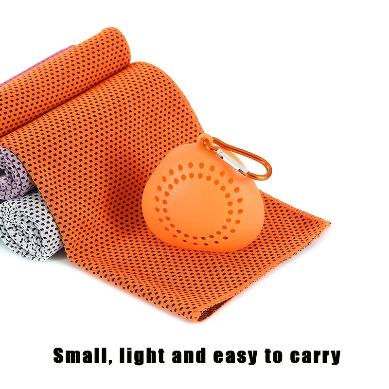 Ice Cooling Microfiber Towel | Quick Dry Sports & Gym Towel