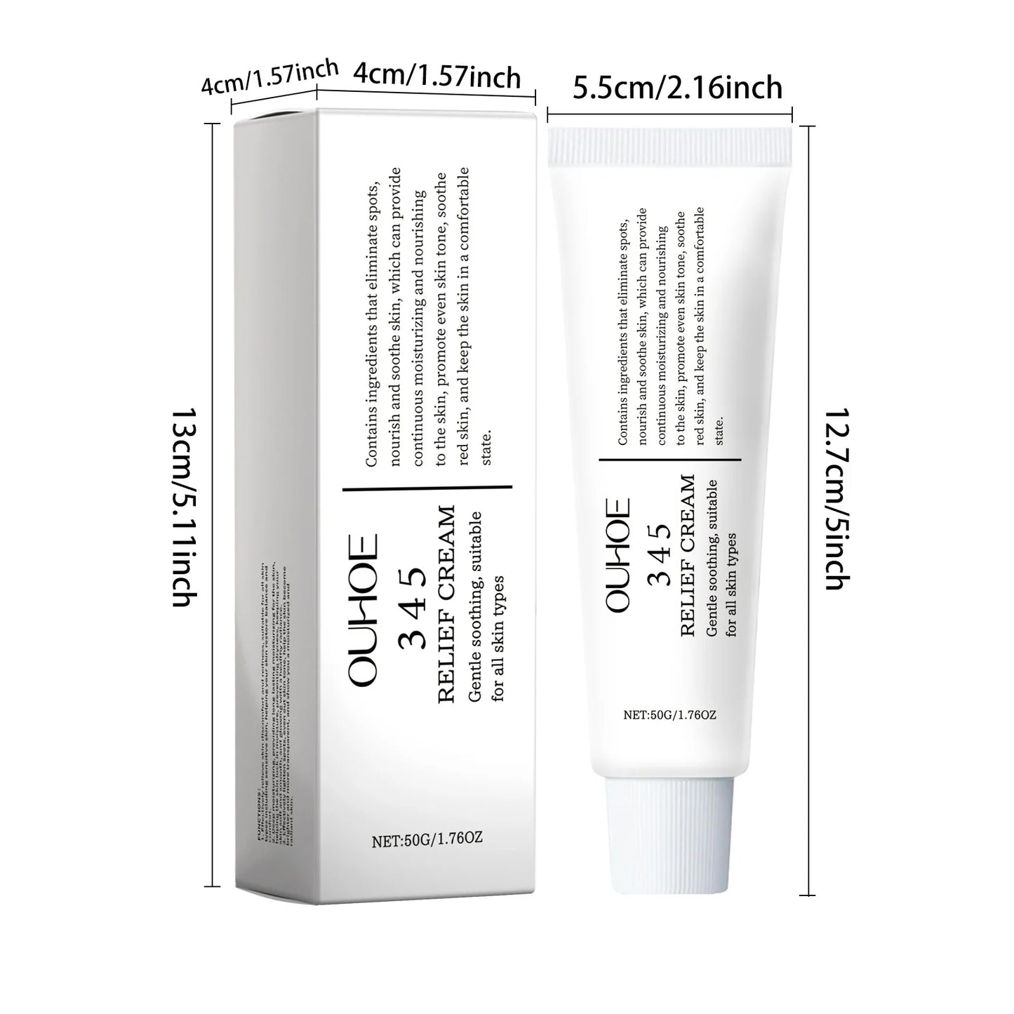 345 Relief Cream – Hydrating & Brightening Face Moisturizer