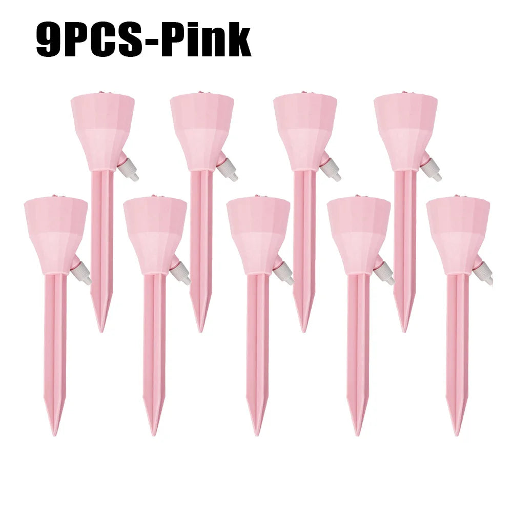 Adjustable Self-Watering Drip Spikes for Indoor & Outdoor Plants
