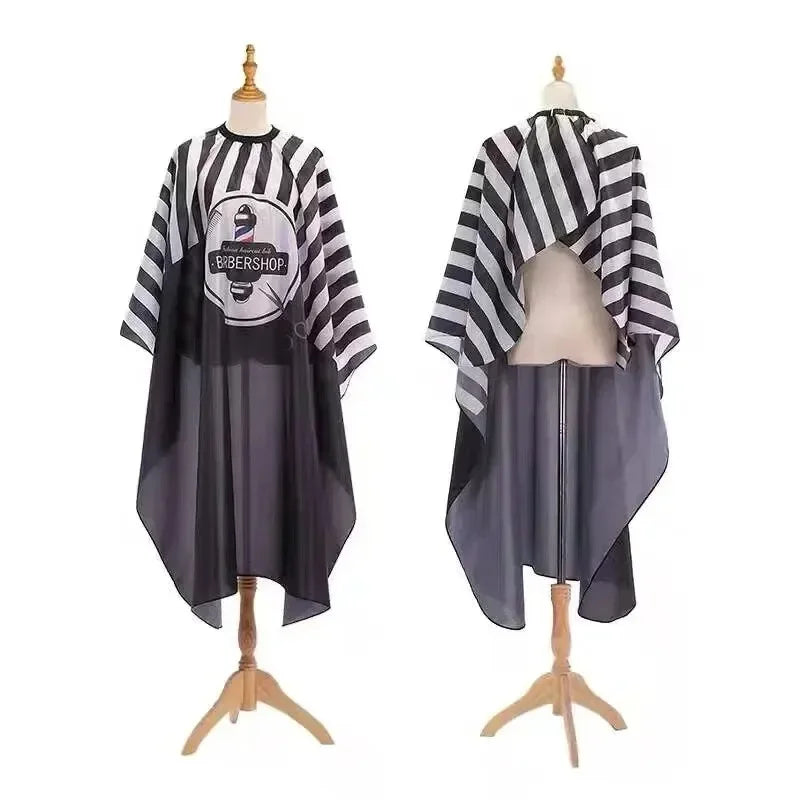 Hairdressing Coth Pattern Cutting Hair Waterproof Cloth Salon Barber Cape Professional Hair Stylist Retro Aprons Haircut Cape Peaceful Pleasures Health and Wellness WB-06