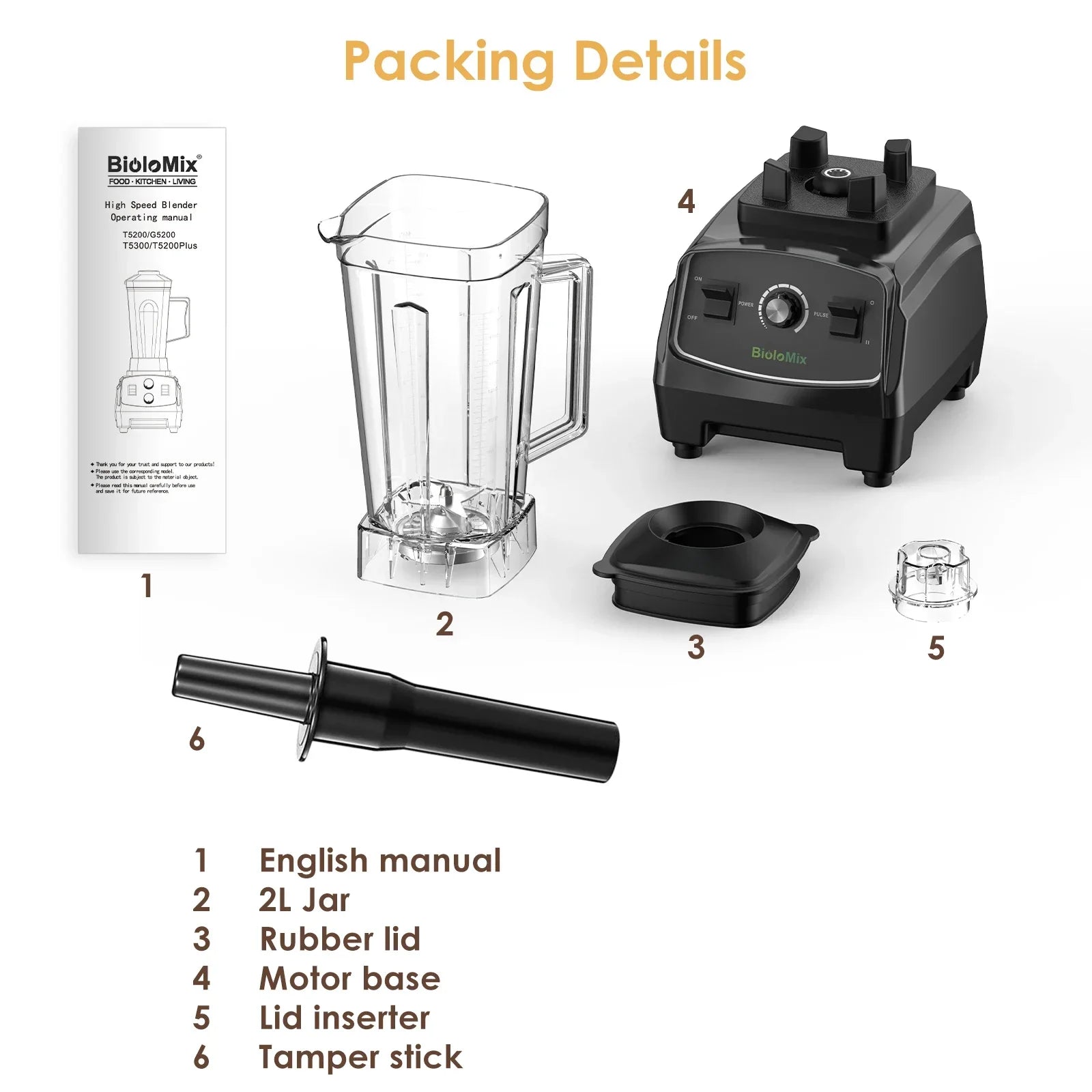 BPA Free 3HP 2200W Heavy Duty Blender | Smoothie Bar Blenders Peaceful Pleasures Health and Wellness