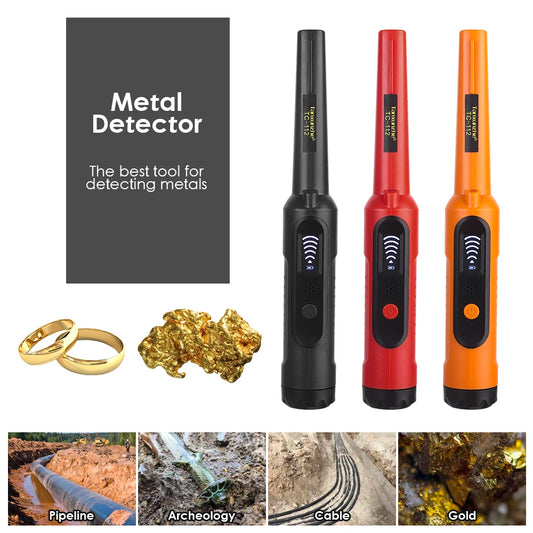 High Sensitivity Waterproof Metal Detector - 360° Scanning Adjustable Rod for Beach/Soil Hunting & Jewelry Pinpointing Peaceful Pleasures Health and Wellness