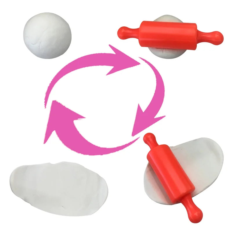 Food Play Dough Molds Kids Plastics Fruit Vegetable Dumpling Noodle