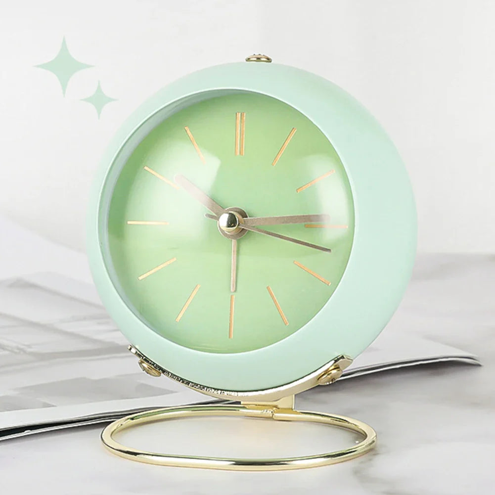 Silent Analog Alarm Clock with Night Light | Luxfacigoo