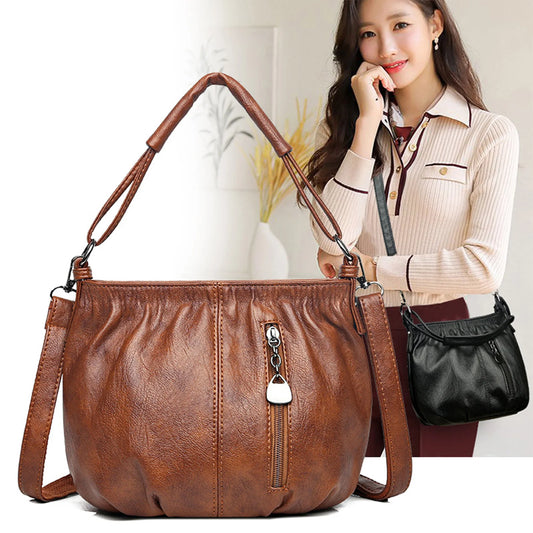 Women's Simple Shoulder Handbags Versatile Crossbody Bag with Portable Top Handle for Casual and Work Use Peaceful Pleasures Health and Wellness