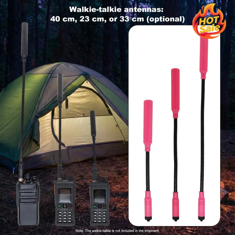 VODOOL Dual Band VHF/UHF Tactical Gooseneck Antenna SMA-F