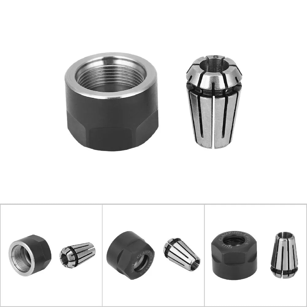 ER11 Collet Chuck & Clamping Nut Set – 1/4 Inch, 2 PCS