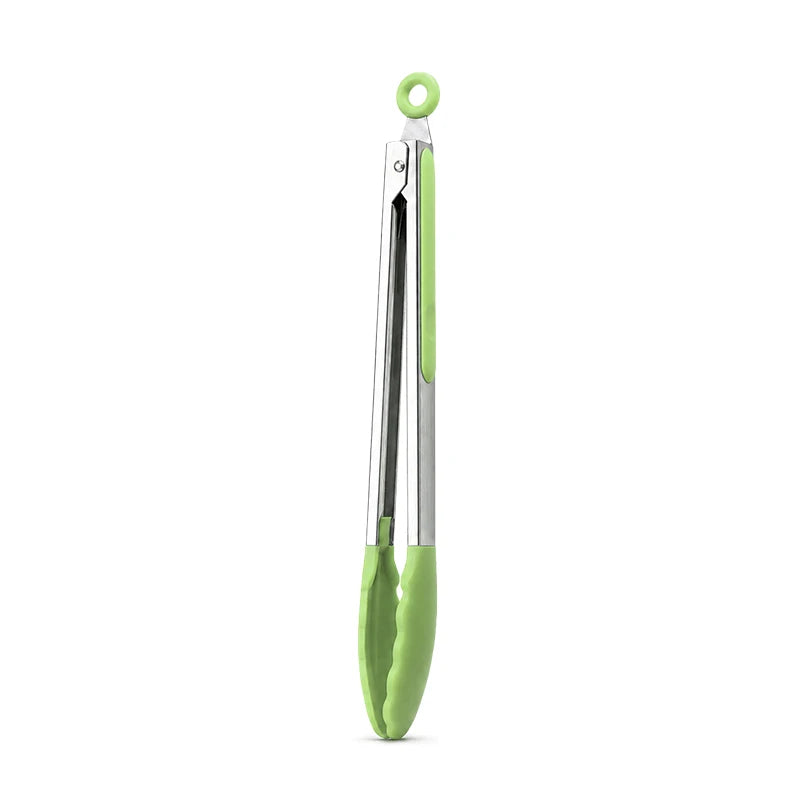 Silicone Tip Kitchen Tongs Set 3 Sizes – BBQ & Cooking Tongs