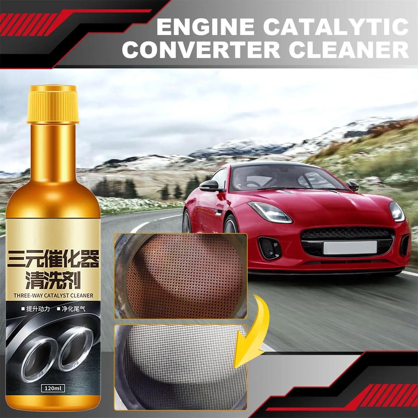 Catalytic Converter Cleaner – Engine Carbon Remover 120ml