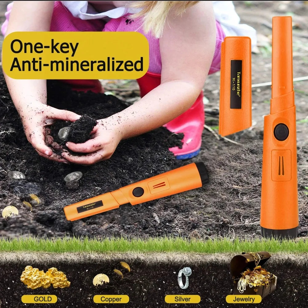 NEW TC-110 Handheld Metal Detector Positioning Rod With Anti-scratch Protection Cover Metal Pinpointing IP68 Waterproof Peaceful Pleasures Health and Wellness