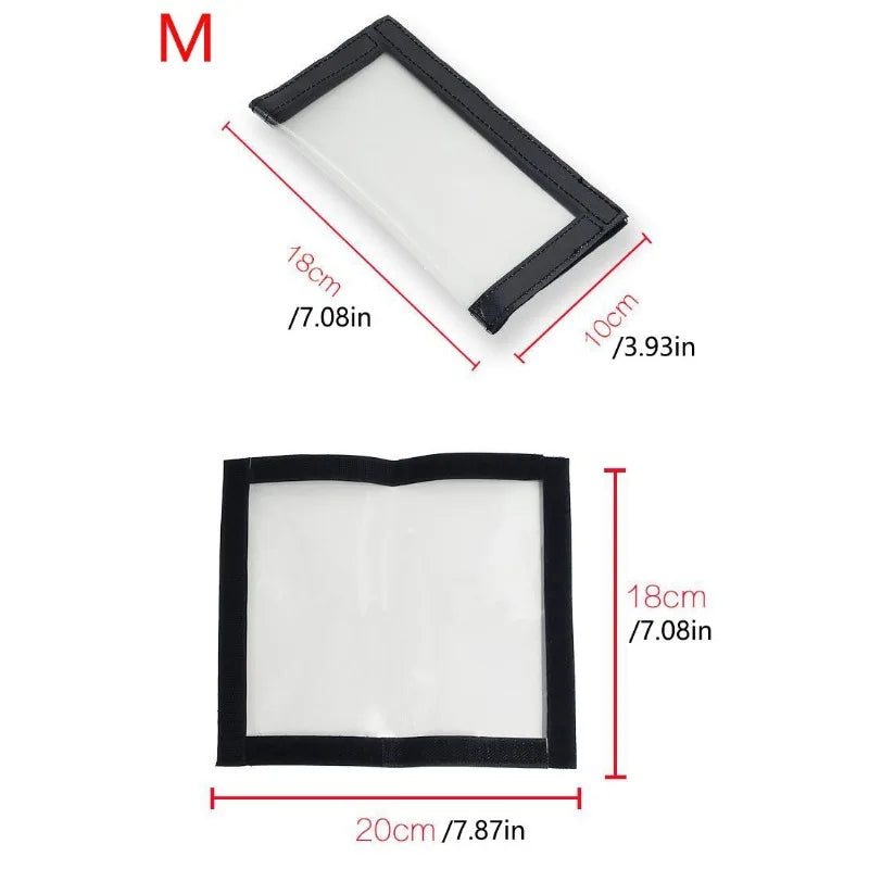 Clear PVC Fishing Lure Wrap Hook Covers 2-Pack (M & L) | JSHANMEI Fishing Lure Cover Peaceful Pleasures Health and Wellness