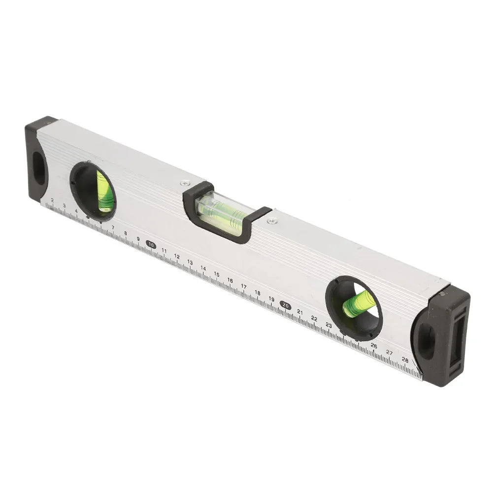 Bubble Level Ruler 30 Aluminum Alloy Spirit Gauge Measure Tool