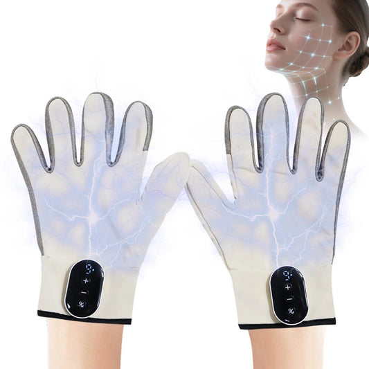 VamsLuna Microcurrent EMS Massage Gloves | Skin Tightening EMS Massage Gloves Peaceful Pleasures Health and Wellness