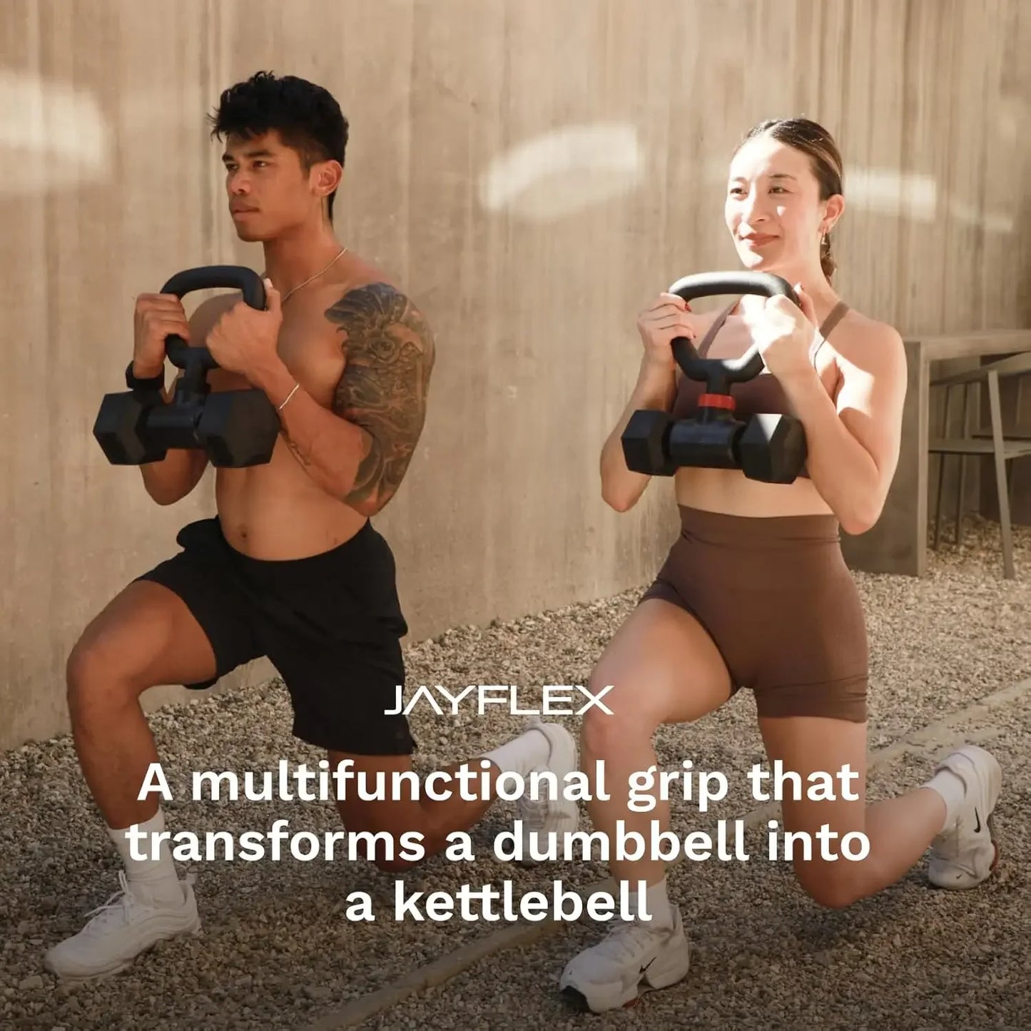 Adjustable Dumbbell to Barbell & Kettlebell Converter - Up to 200 lb for Home Fitness Peaceful Pleasures Health and Wellness